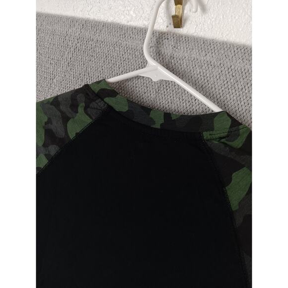 Colosseum OHT Military Appreciation Raglan Tee Mens M Black Baylor Bears Camo - Picture 7 of 10